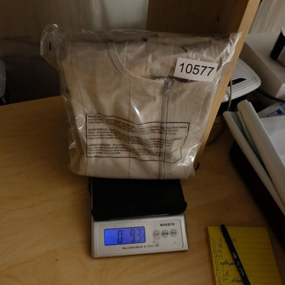 Prada Dress Womens Size 46 Beige Fitted Sheath Sleeveless Midi Back Zip Italy - Picture 13 of 13